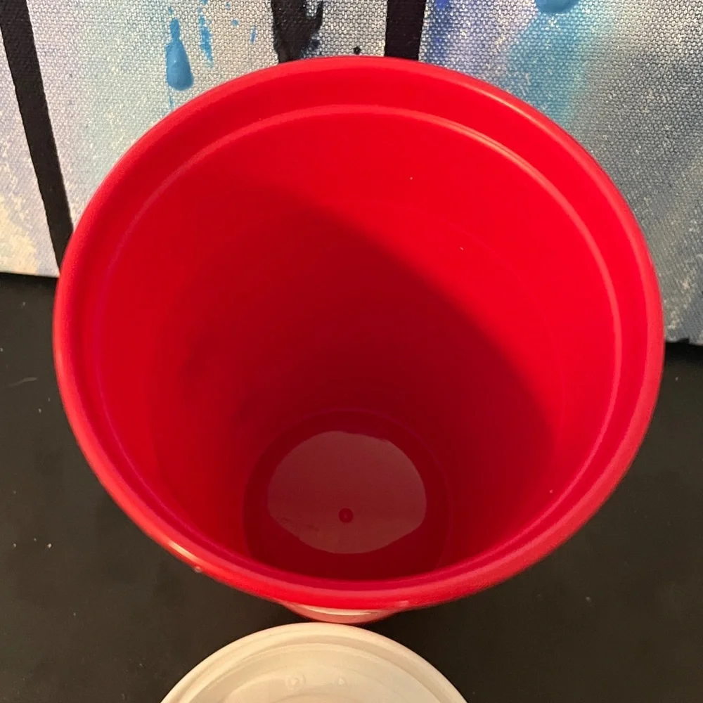 Starbucks Red Holiday Tumbler with White Lid